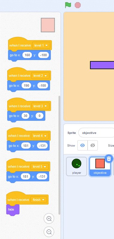 How to Make a Game on Scratch with Levels for Beginners (Kids 8+) 19