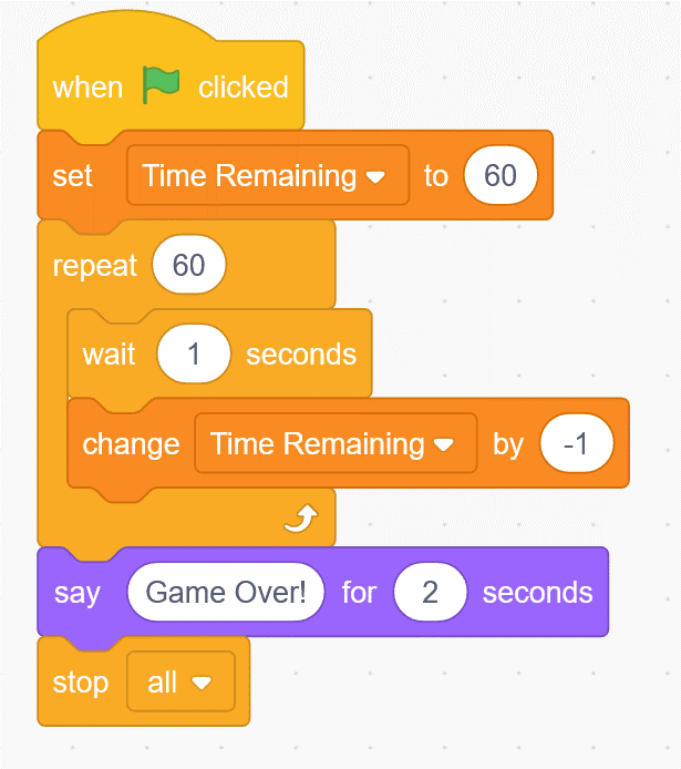 How to Make a Timer in Scratch (Beginners 8+) 4
