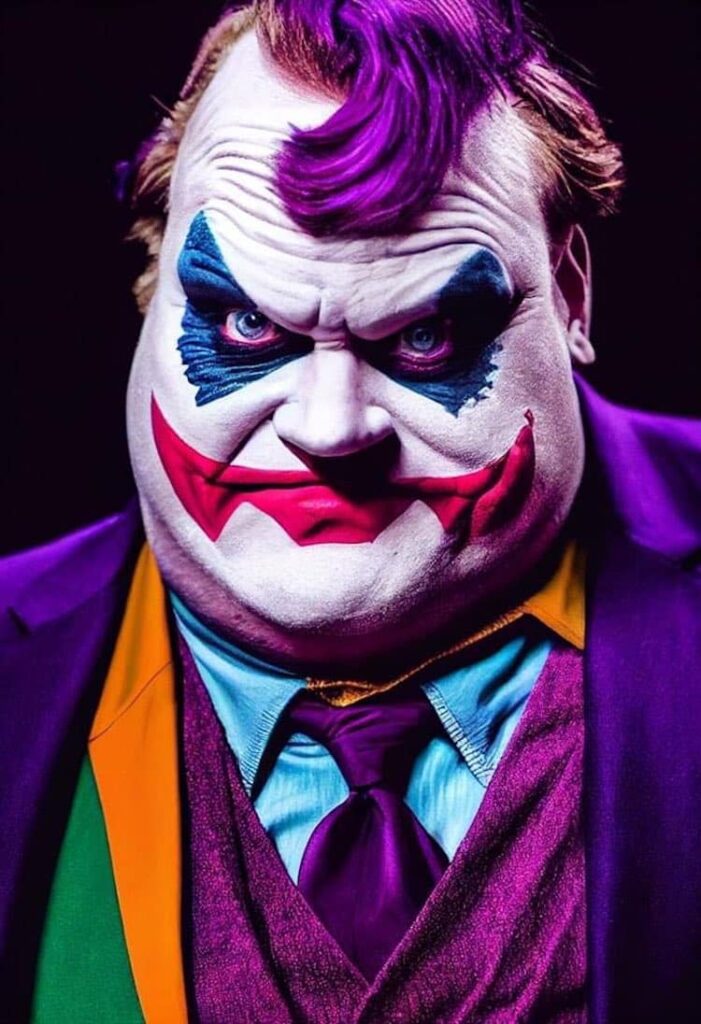 AI Reimagines Chris Farley as the Joker 2
