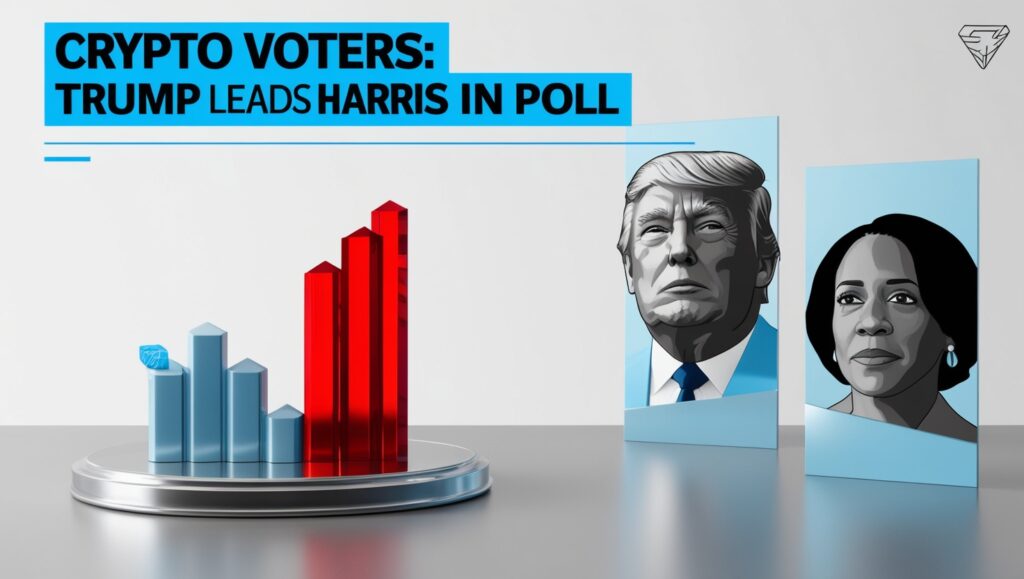 Donald Trump  more likely to get support from Crypto Voters, than Kamala Harris