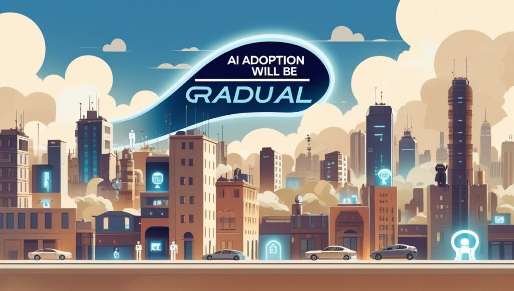 Nvidia’s CEO says AI adoption will be gradual