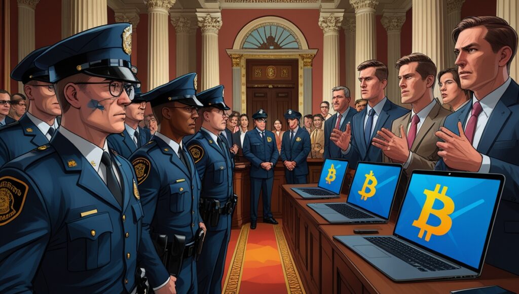 A clash between Cops and Crypto is imminent in the Senate